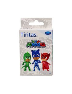 TIRITAS PJMASKS VARIOS TAMAÑOS 12 UNIDADES