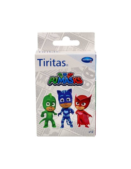 TIRITAS PJMASKS VARIOS TAMAÑOS 12 UNIDADES