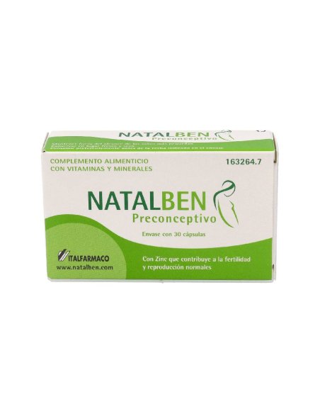 NATALBEN PRECONCEPTIVO 30 CAPS
