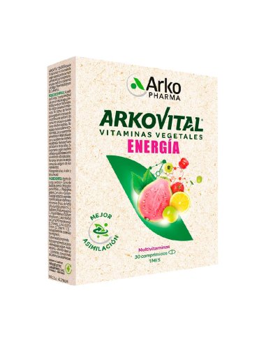 ARKOVITAL PURA ENERGIA 30 COMPRIMIDOS