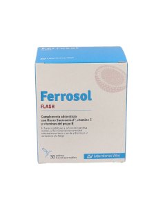 FERROSOL FLASH 14 MG 30 SOB