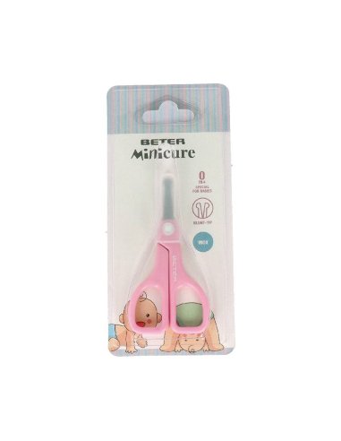 TIJERA BETER BEBE MANGO PLASTICO 9.2CM