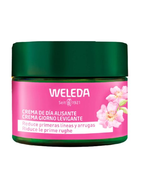 WELEDA CREMA DE DIA ALISANTE ROSA MOSQUETA Y TE BLANCO 1 TARRO 40 ML