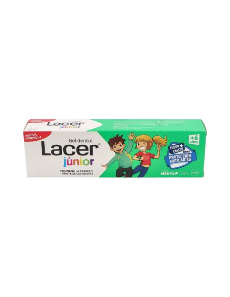 LACER JUNIOR GEL MENTA 75ML