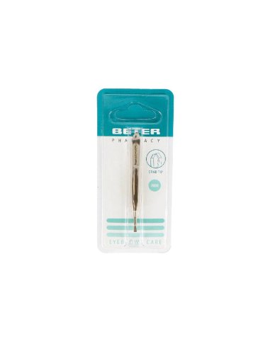 PINZA BETER DEPILAR DORADA 7.8CM CANGREJO