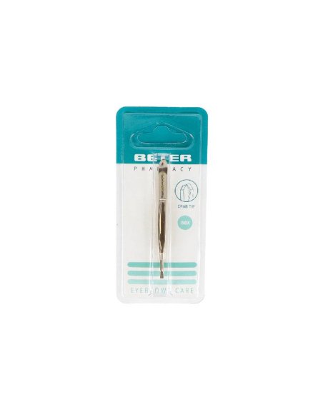 PINZA BETER DEPILAR DORADA 7.8CM CANGREJO