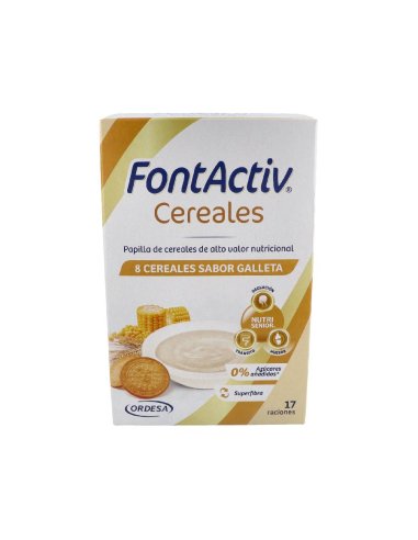 FONTACTIV 8 CEREALES 1 ENVASE 500 G SABOR GALLETA