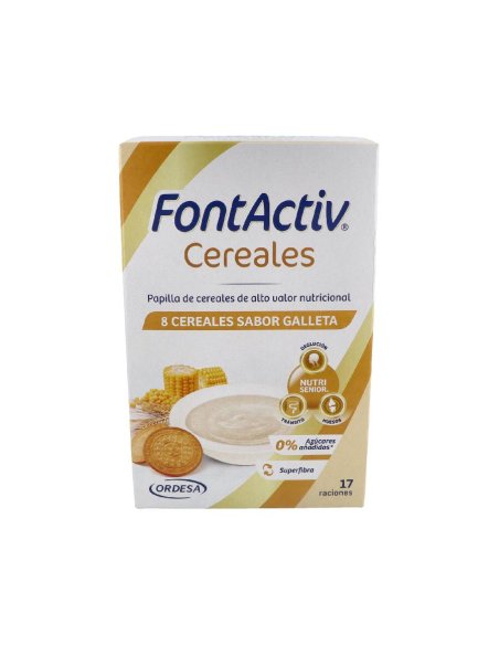 FONTACTIV 8 CEREALES 1 ENVASE 500 G SABOR GALLETA