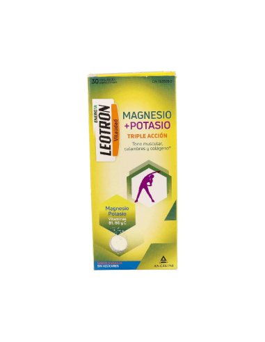 LEOTRON MAGNESIOPOTASIO 30 COMP EFERVESCEN