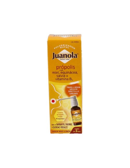 JUANOLA PROPOLIS SPRAY MIELEQUINACSALVIA