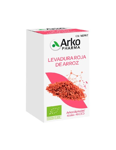 ARKOCAPS LEVADURA ROJA 45 CAP