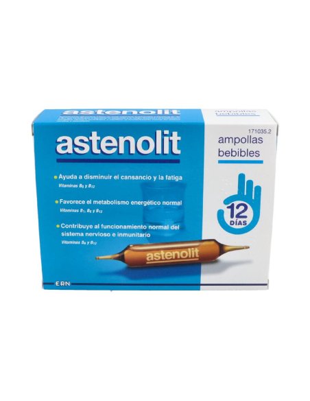 ASTENOLIT 12 AMPOLLAS BEBIBLES 10 ML