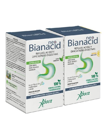 NEOBIANACID NEW 45 COMPRIMIDOS SABOR LIMON
