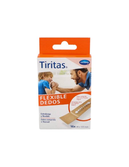 TIRITAS FLEXIBLE DEDOS 16U