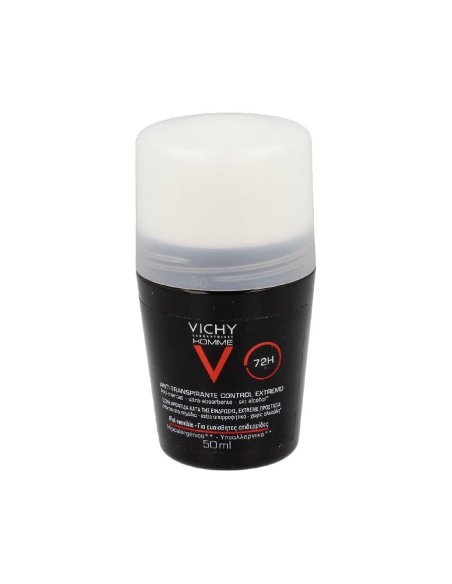 VICHY HOMBRE DESOD 72H ANTI-TRANP(ROJO)