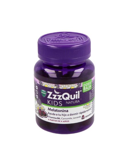 ZZZQUIL NATURA KIDS 30 GUMMIES SABOR FRUTOS DEL BOSQUE