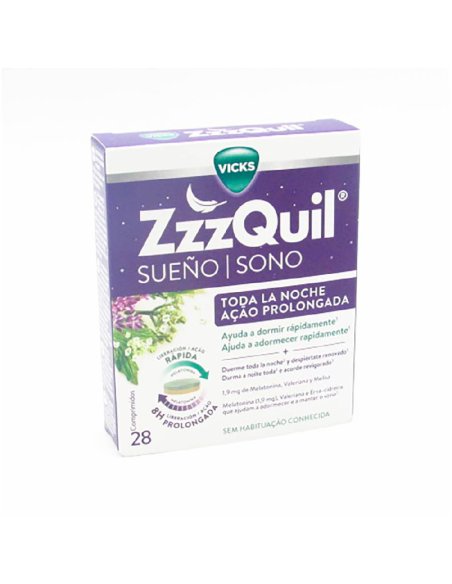 ZZZQUIL SUEÑO TODA LA NOCHE 28 COMPRIMIDOS