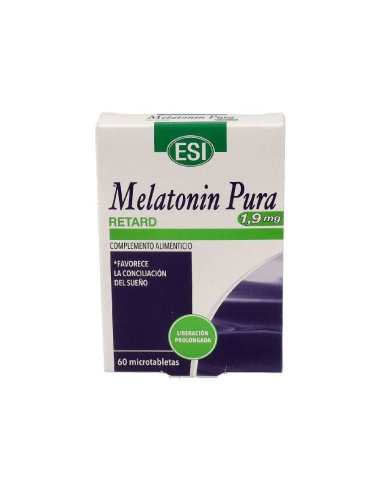 MELATONIN PURA RETARD 1.9MG 60 TABLETAS