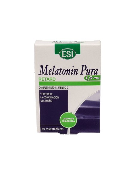 MELATONIN PURA RETARD 1.9MG 60 TABLETAS